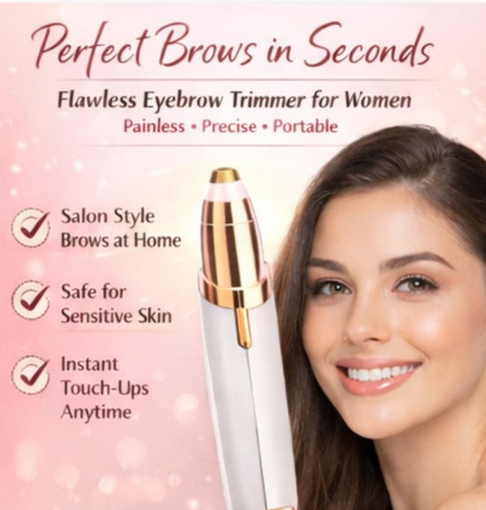 BrowGlow – Flawless Eyebrow Trimmer for Women | Painless Precision Shaping