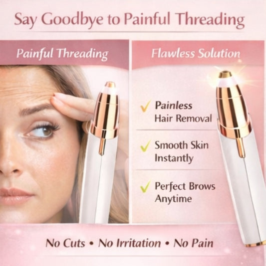 BrowGlow – Flawless Eyebrow Trimmer for Women | Painless Precision Shaping