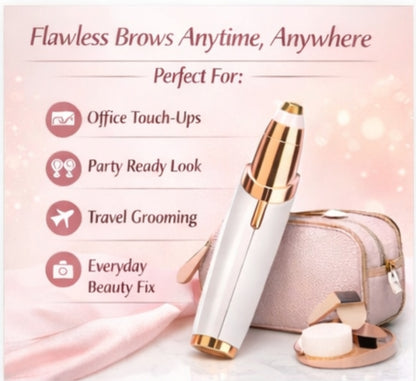 BrowGlow – Flawless Eyebrow Trimmer for Women | Painless Precision Shaping