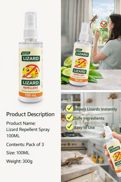 ReptiGuard Anti-Lizard Spray ( Pack of 3)🦎🦎